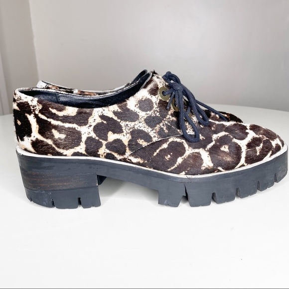 Sandro Paris Alec Leopard Platform Sneaker EU 39 US Women’s Size 9 - Picture 2 of 11